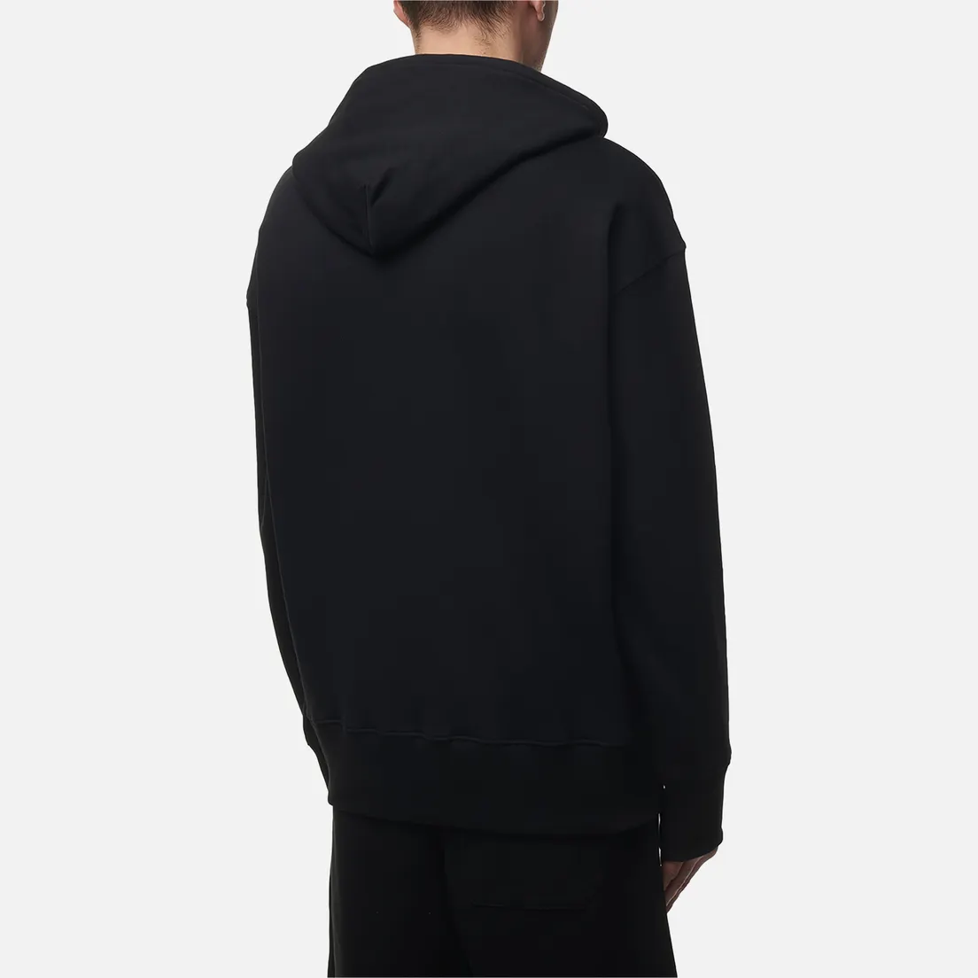 MSGM Мужская толстовка Brush Stroke Logo Print Hoodie