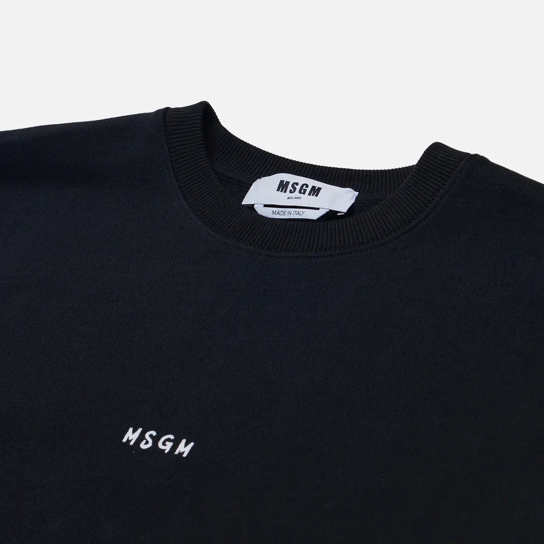 MSGM Мужская толстовка Brush Stroke Micrologo
