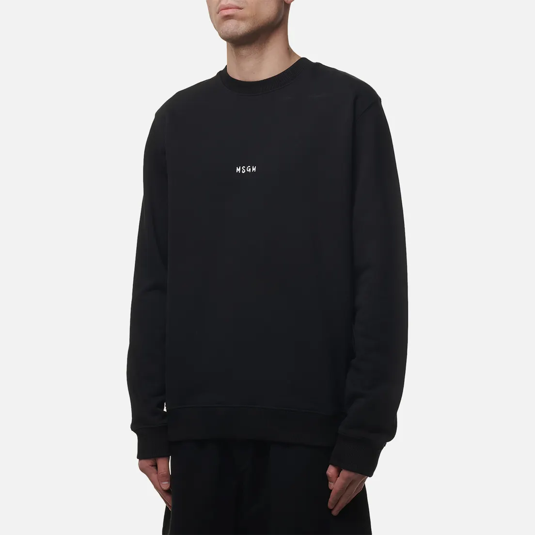 MSGM Мужская толстовка Brush Stroke Micrologo
