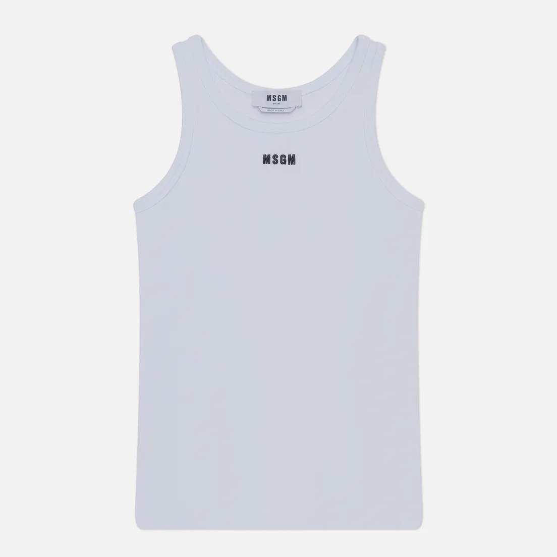 MSGM Мужская майка Micrologo Embroidered
