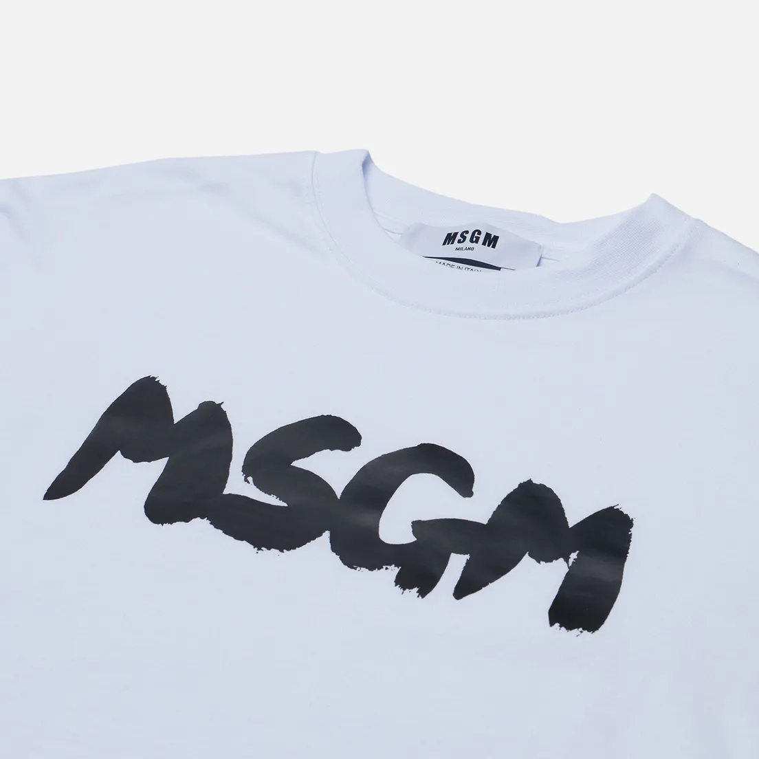MSGM Женская футболка New Logo Brush
