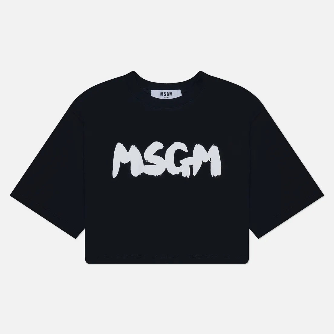 MSGM Женская футболка New Logo Brush