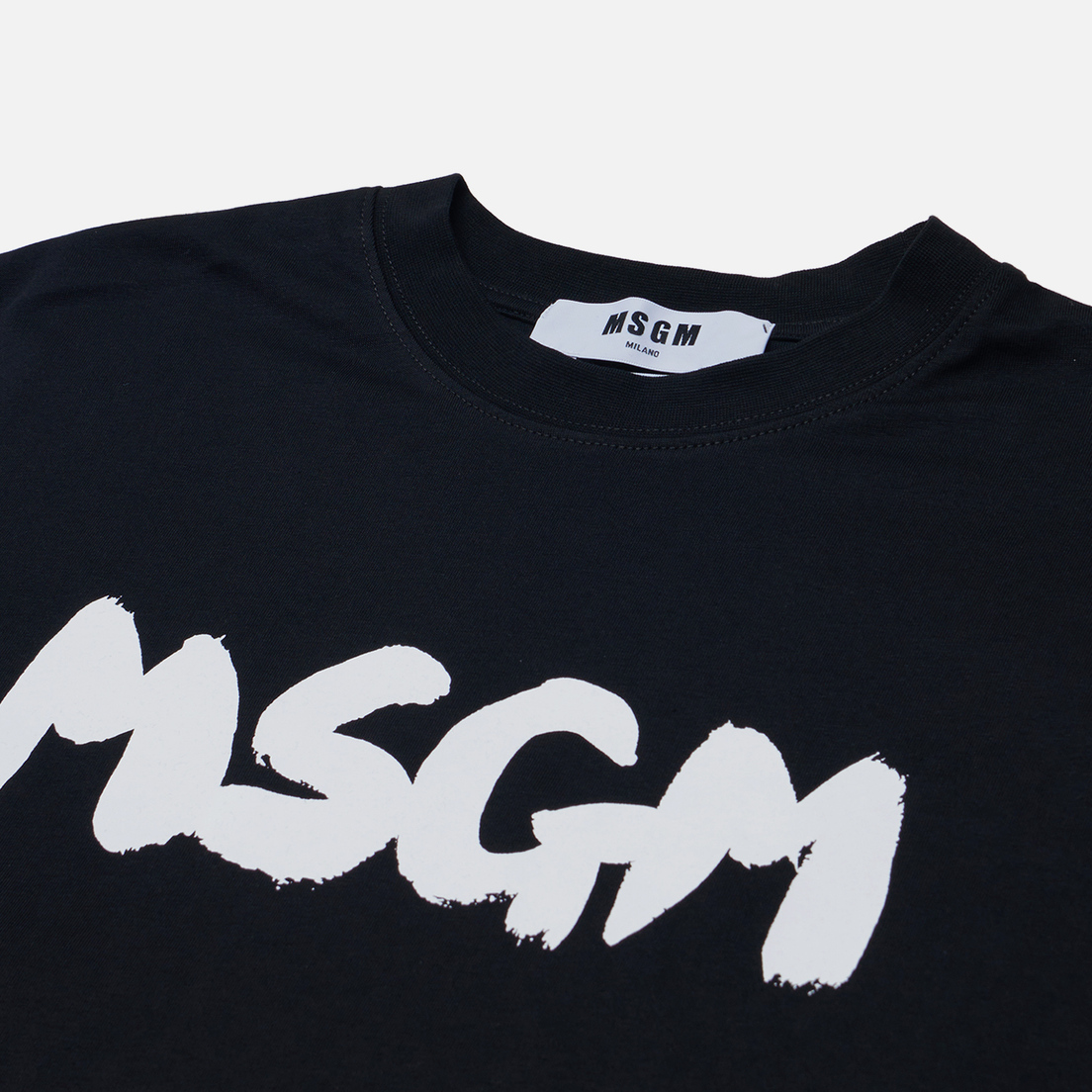 MSGM Женская футболка New Logo Brush