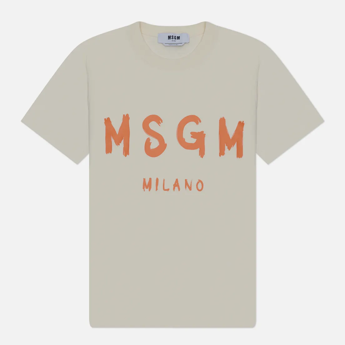 MSGM Женская футболка Brush Stroke Logo