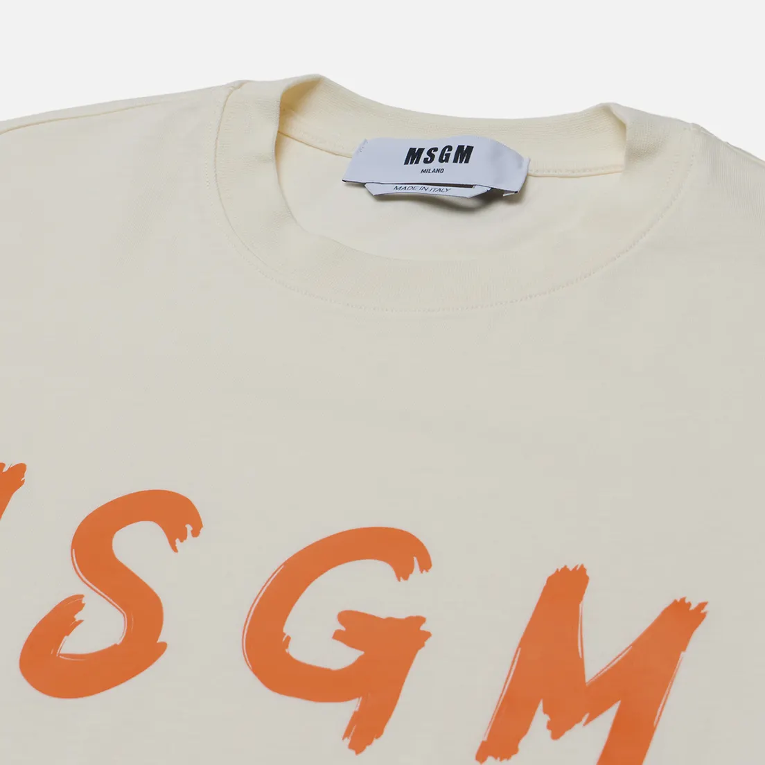 MSGM Женская футболка Brush Stroke Logo