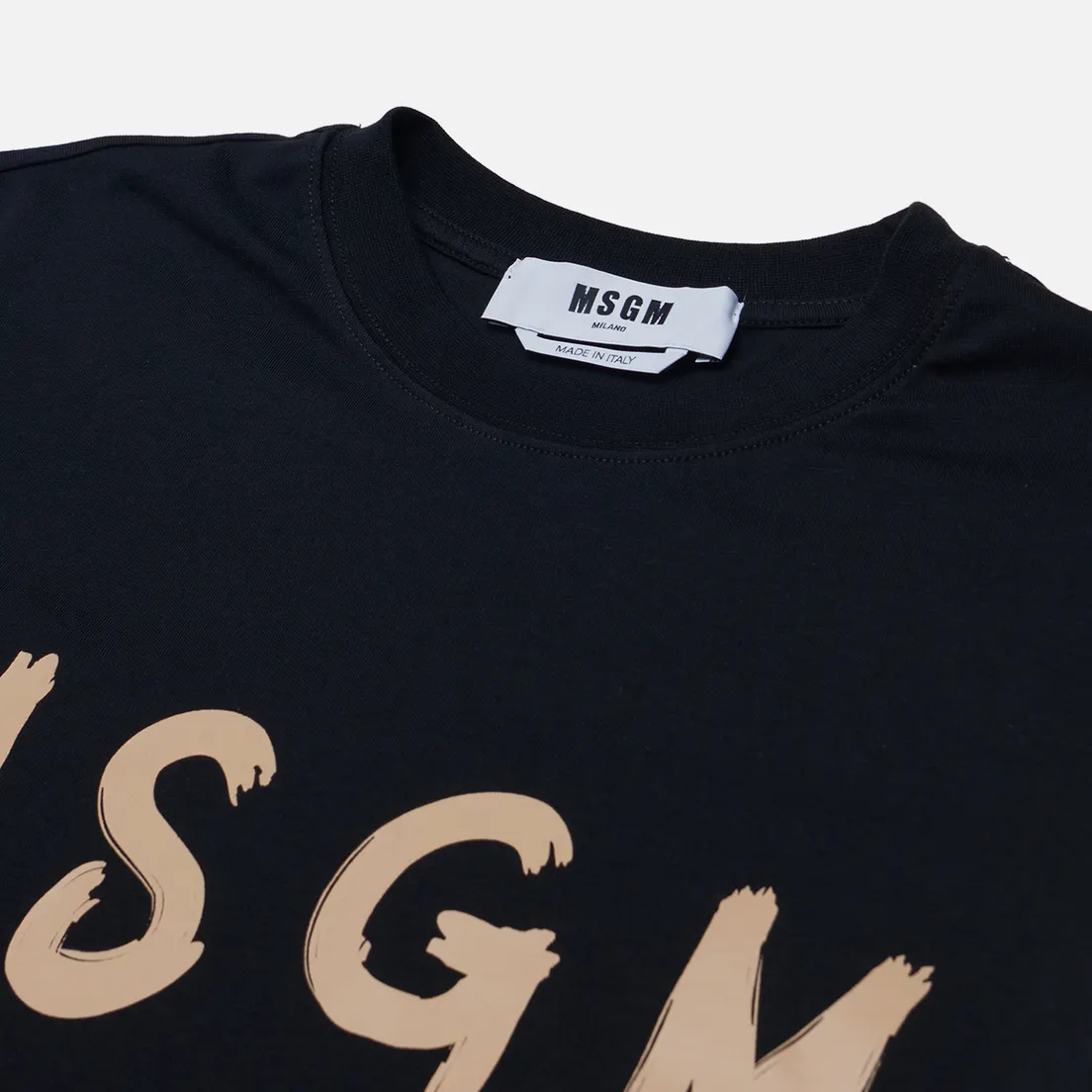 MSGM Женская футболка Brush Stroke Logo