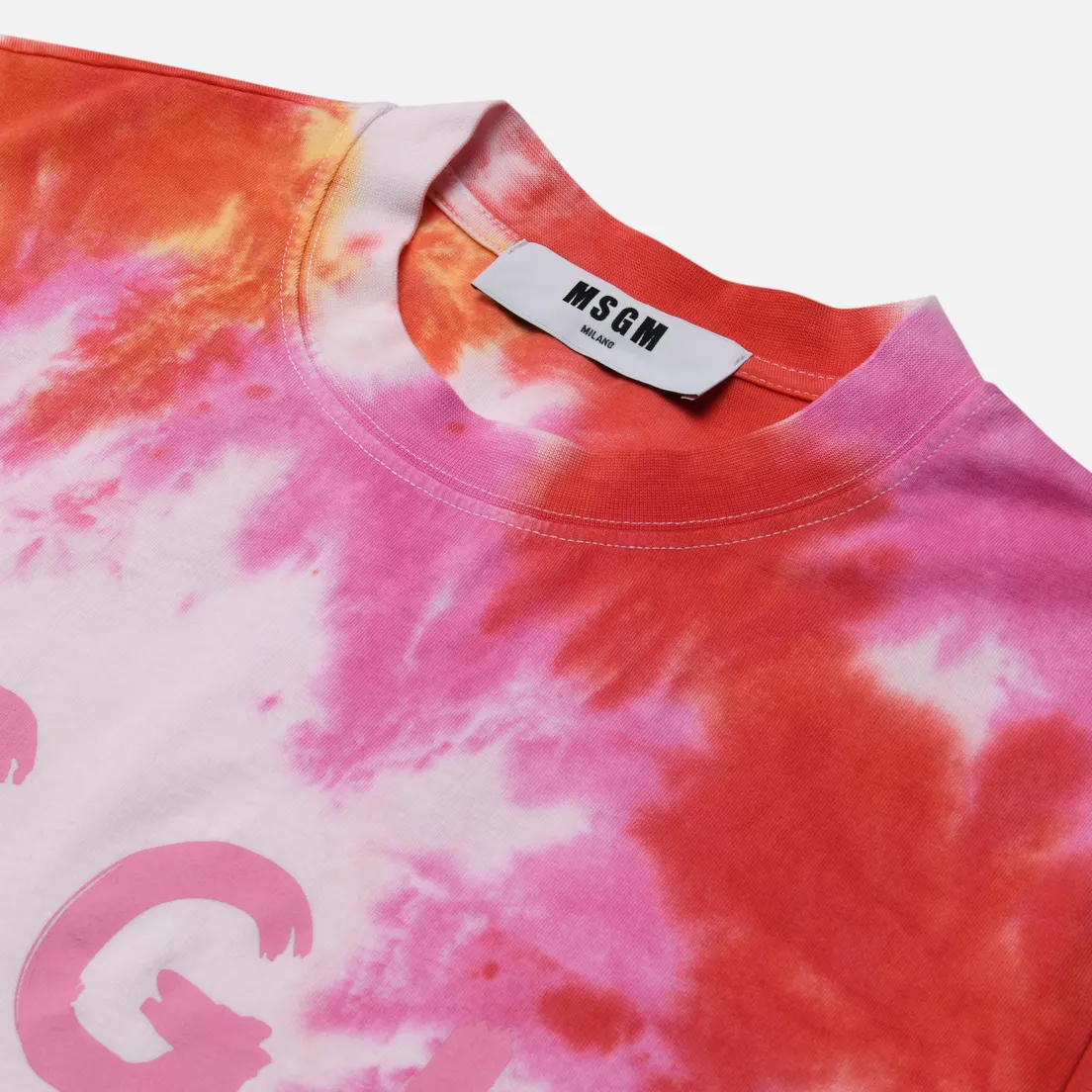MSGM Женская футболка Impact Embroidery