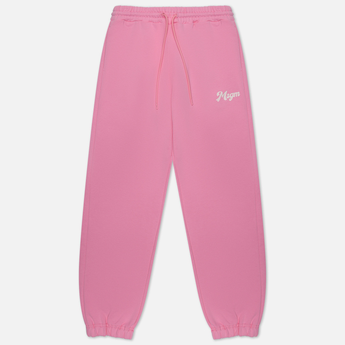 Женские брюки MSGM Small Print, цвет розовый