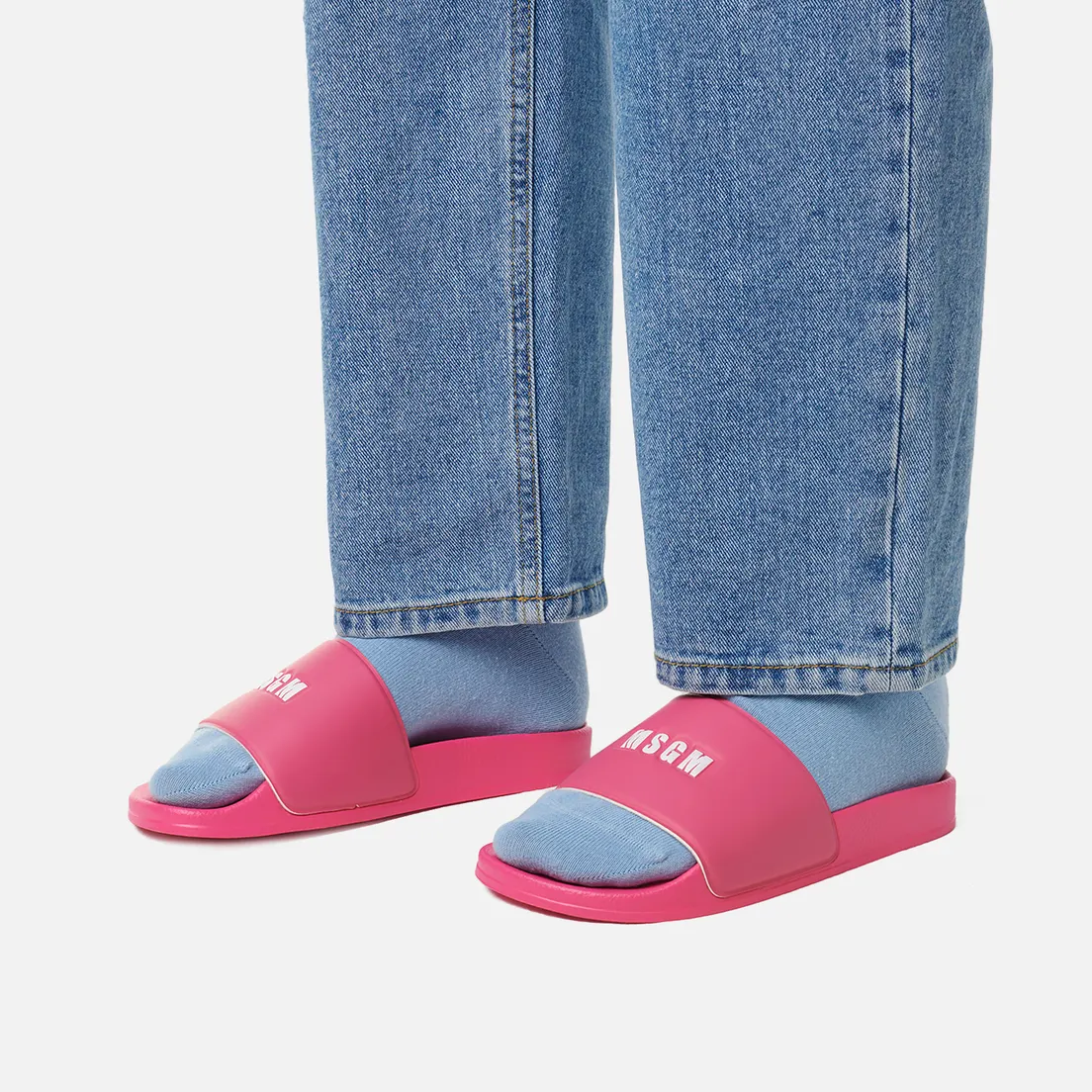 MSGM Женские сланцы Micrologo Slide