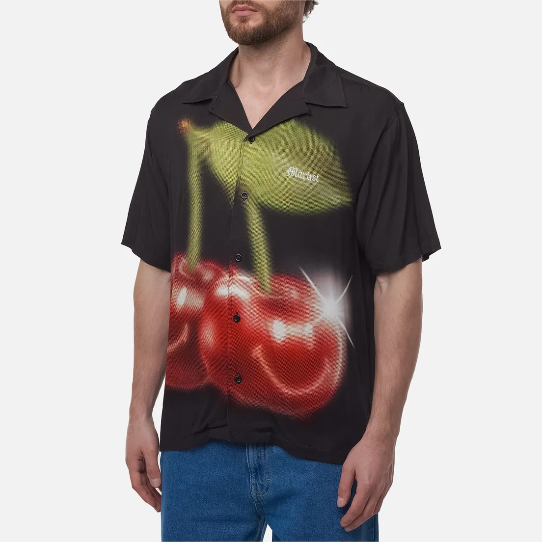 MARKET Мужская рубашка Smiley Cherries