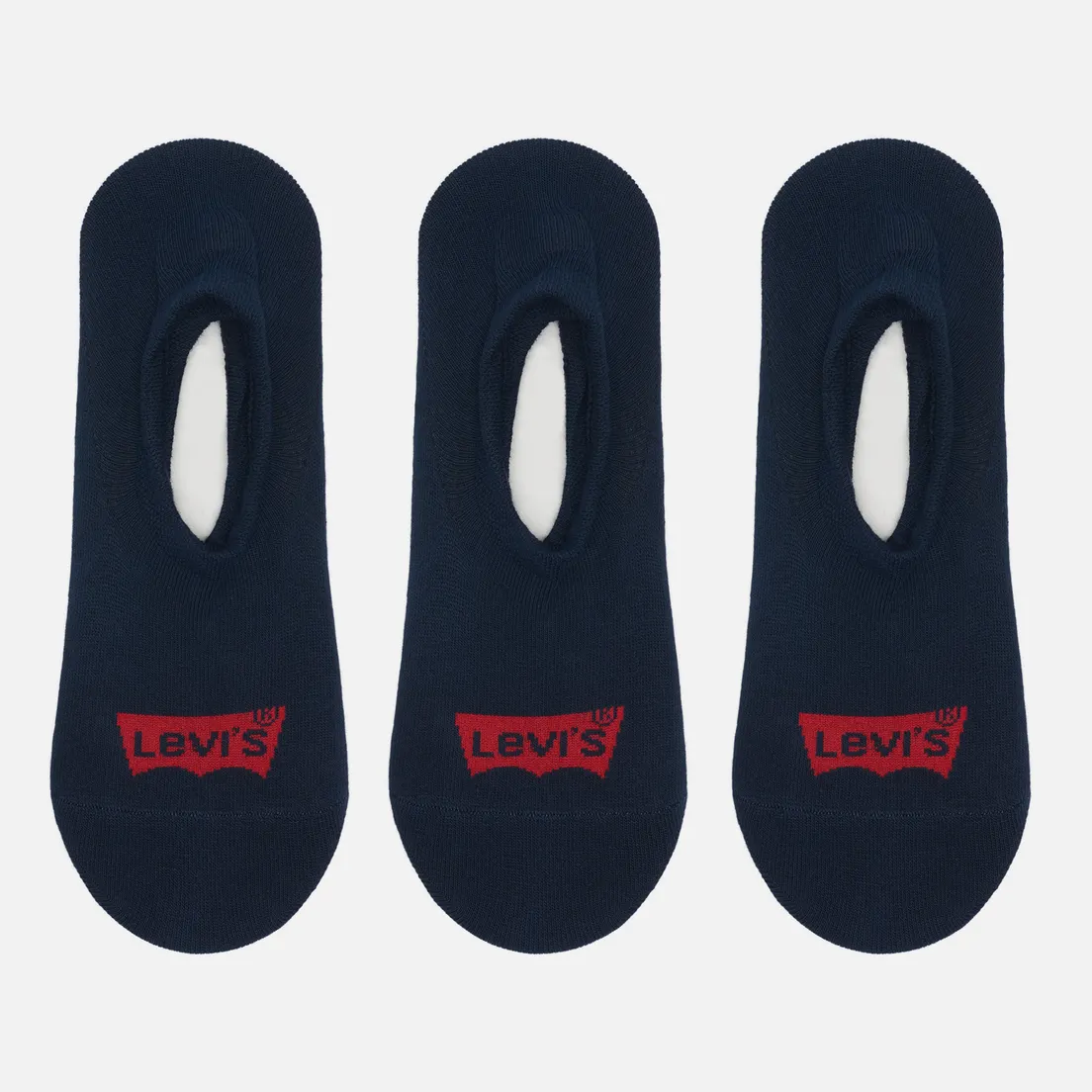 Levi's Комплект носков 3-Pack Footie High Rise