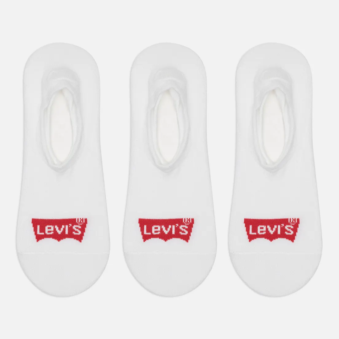 Levi's Комплект носков 3-Pack Footie High Rise
