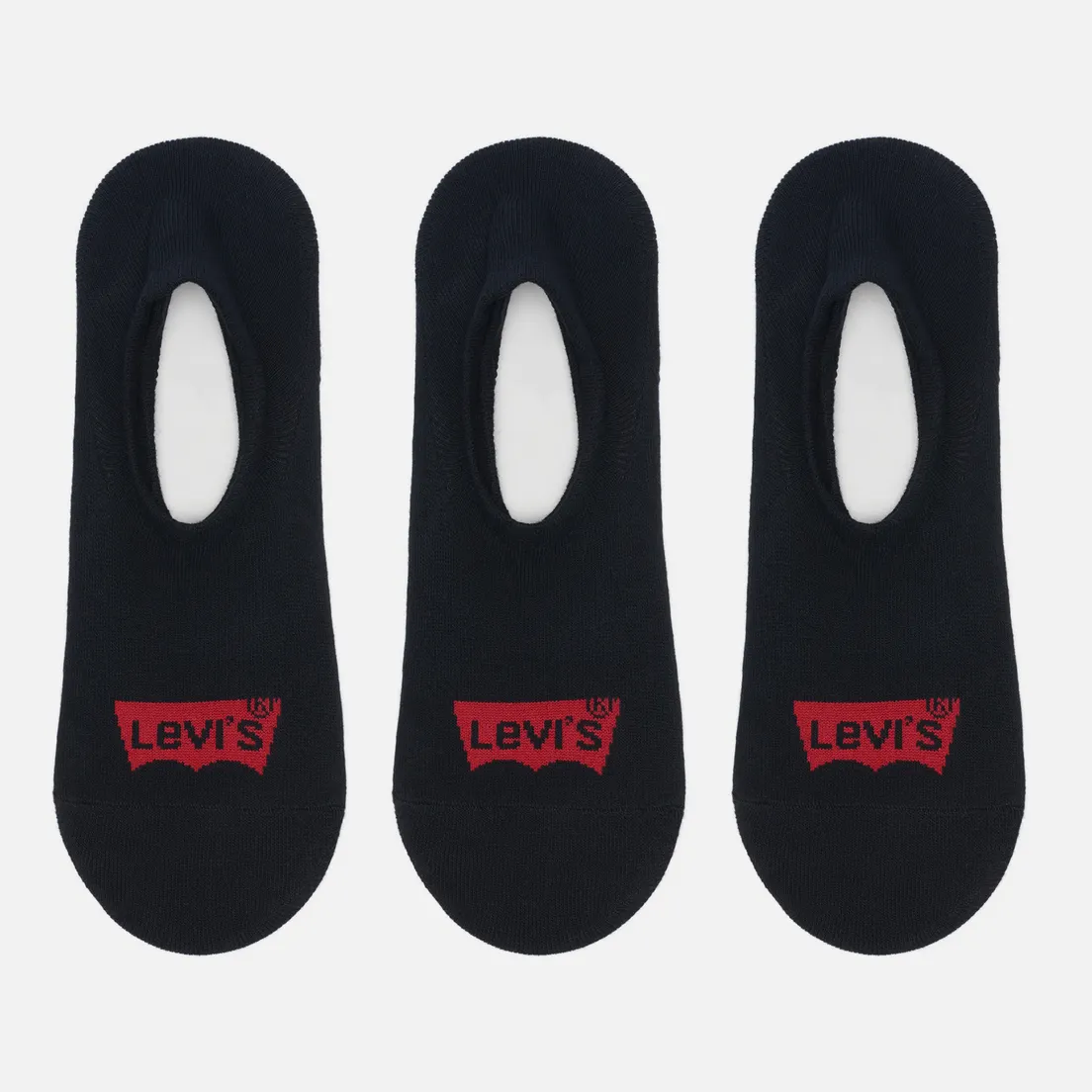 Levi's Комплект носков 3-Pack Footie High Rise