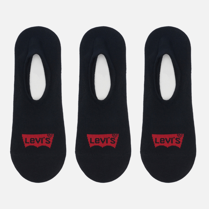 Комплект носков Levi's, цвет чёрный, размер 39-42