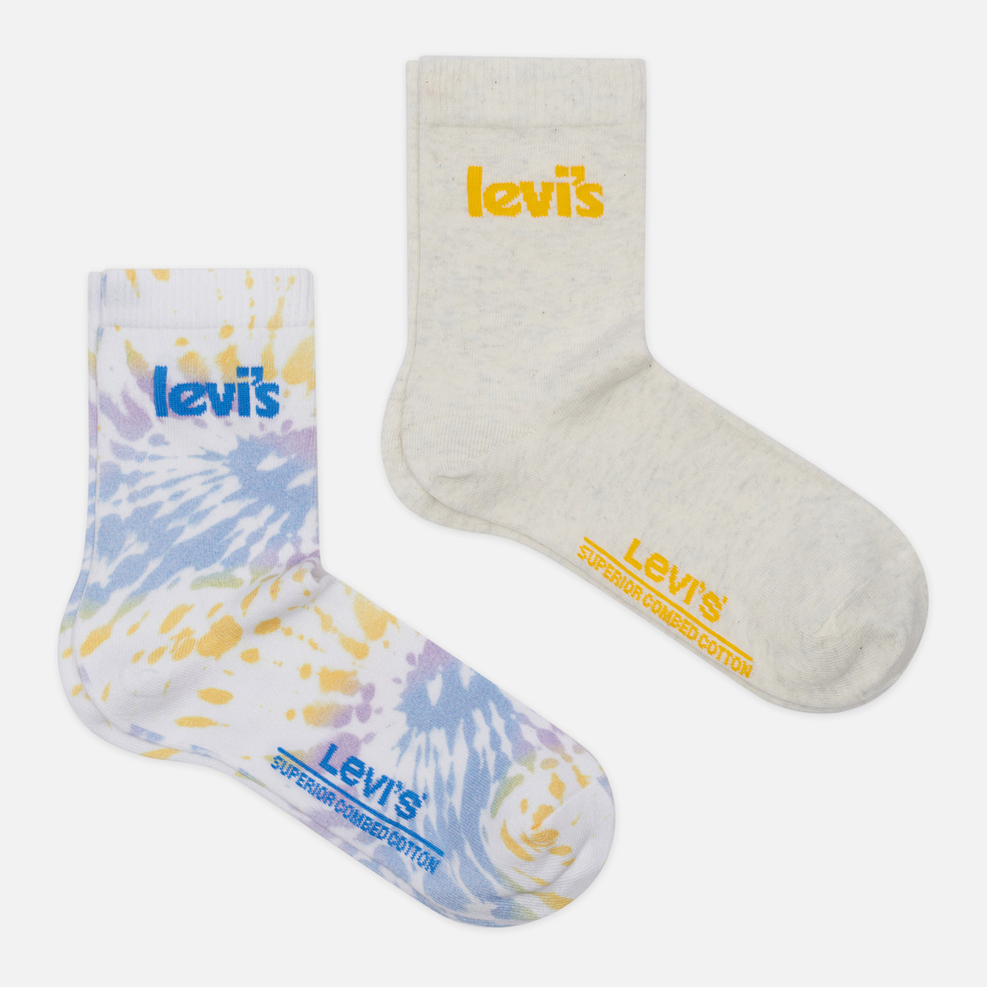 Levi's Комплект носков 2-Pack Owl Tie Dye