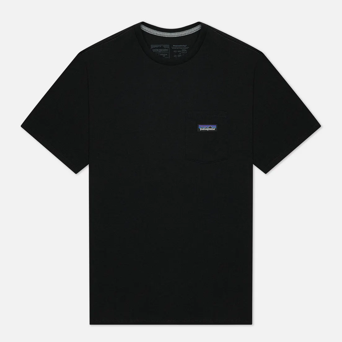 Patagonia Мужская футболка P-6 Logo Chest Pocket Responsibili-Tee