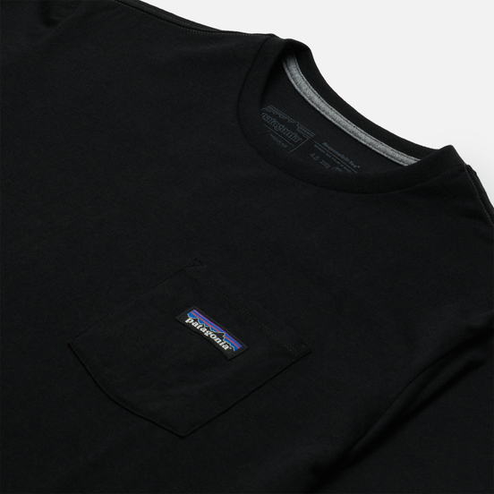 Мужская футболка Patagonia P-6 Logo Chest Pocket Responsibili-Tee Black
