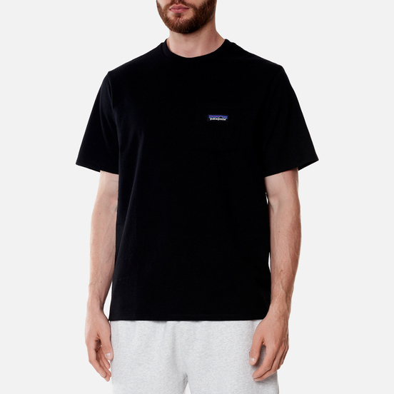 Мужская футболка Patagonia P-6 Logo Chest Pocket Responsibili-Tee Black