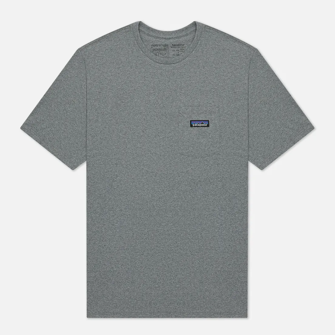 Patagonia Мужская футболка P-6 Logo Chest Pocket Responsibili-Tee