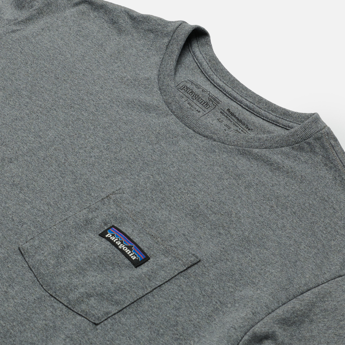 Patagonia Мужская футболка P-6 Logo Chest Pocket Responsibili-Tee