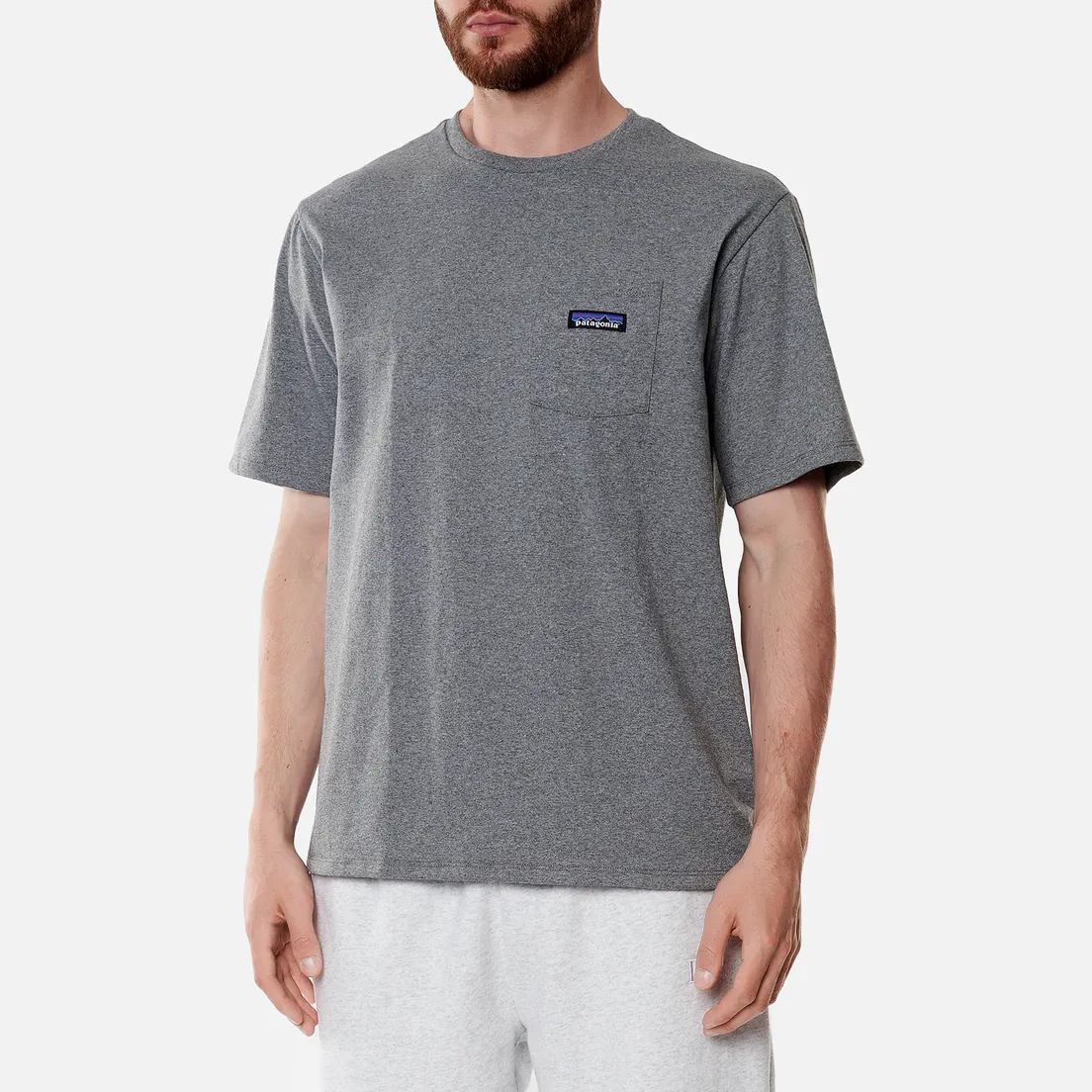 Patagonia Мужская футболка P-6 Logo Chest Pocket Responsibili-Tee