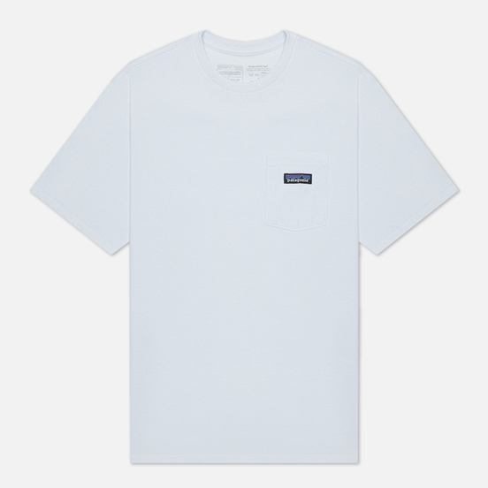 Мужская футболка Patagonia P-6 Logo Chest Pocket Responsibili-Tee White