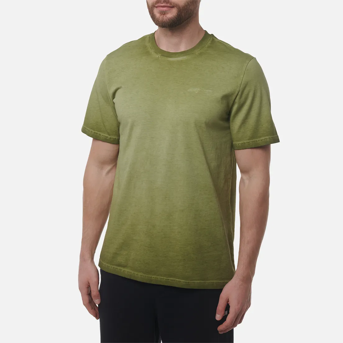 MSGM Мужская футболка Signature Tonal Embroidery