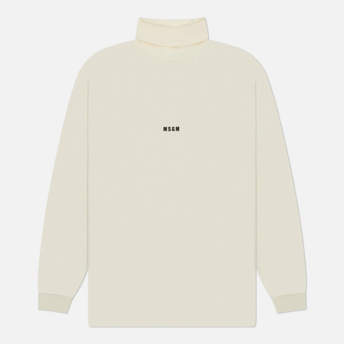 MSGM Мужской лонгслив Micrologo Print Turtle Neck
