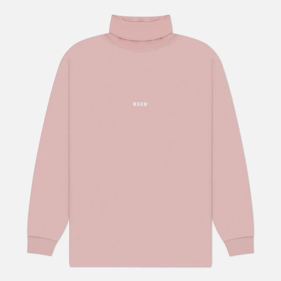 MSGM Мужской лонгслив Micrologo Print Turtle Neck
