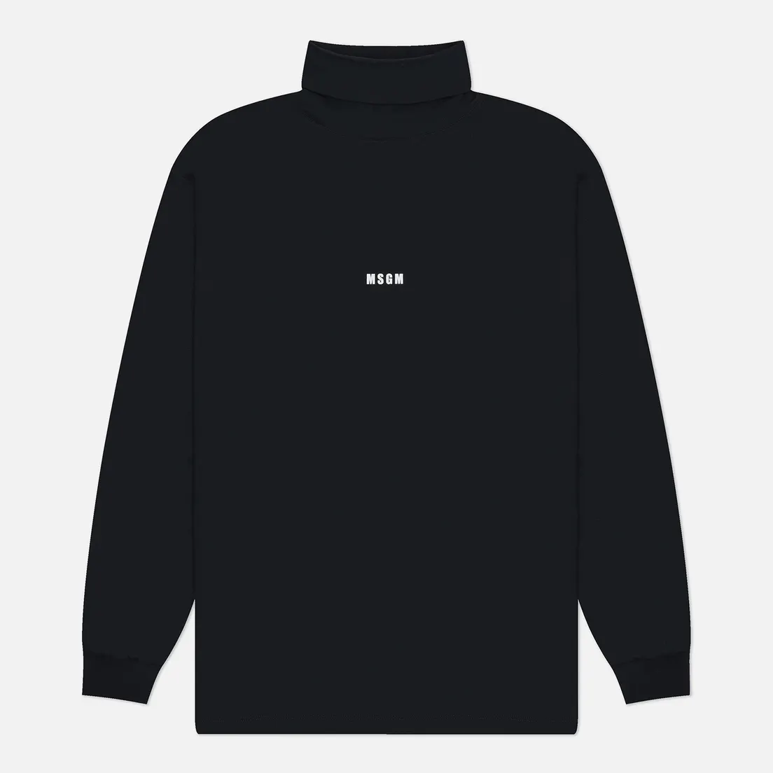MSGM Мужской лонгслив Micrologo Print Turtle Neck