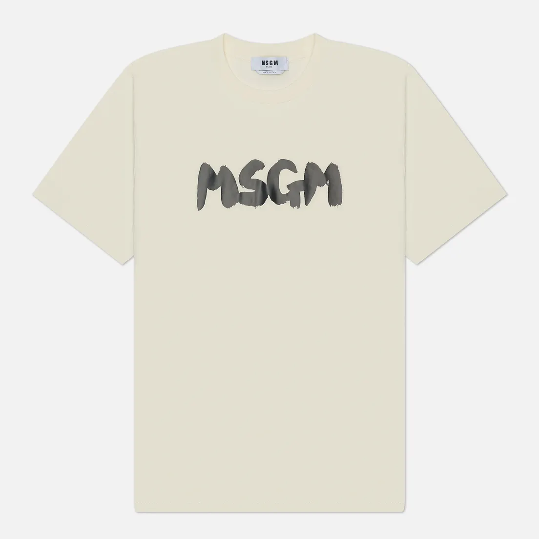 MSGM Мужская футболка New Brush Sroke Logo