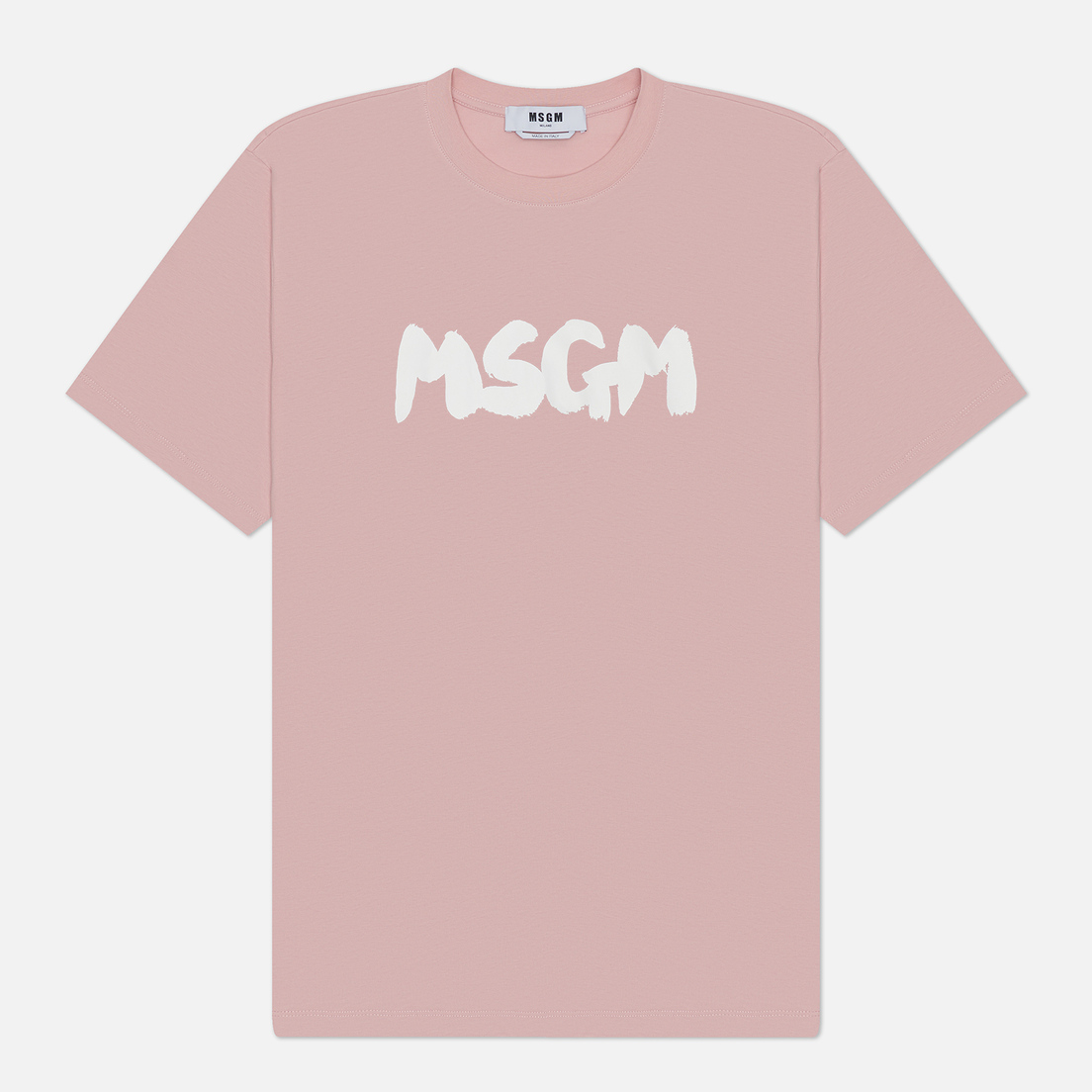 MSGM Мужская футболка New Brush Sroke Logo