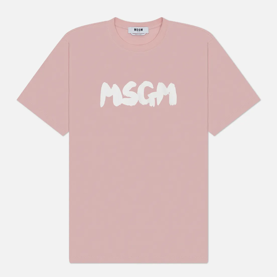 MSGM Мужская футболка New Brush Sroke Logo