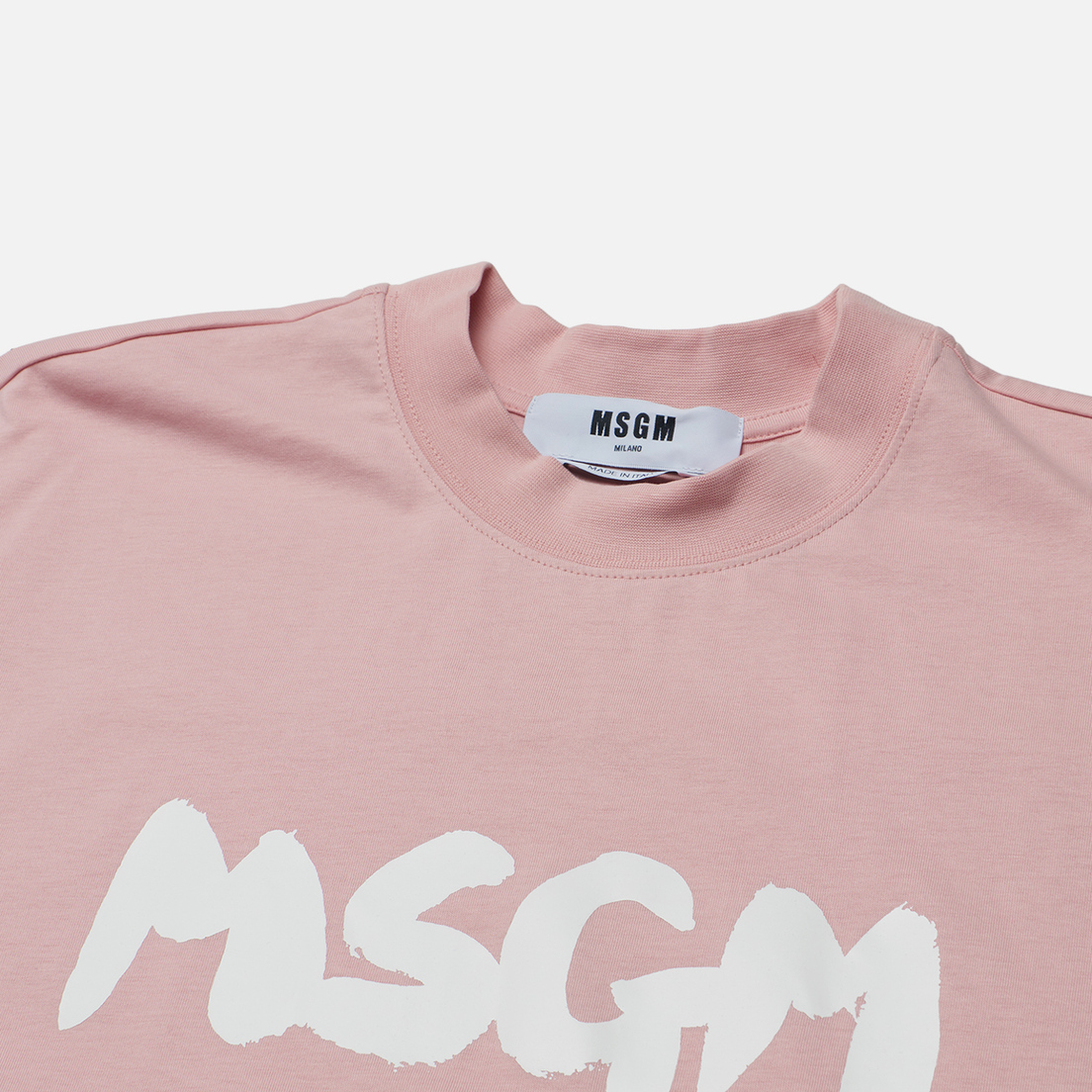 MSGM Мужская футболка New Brush Sroke Logo