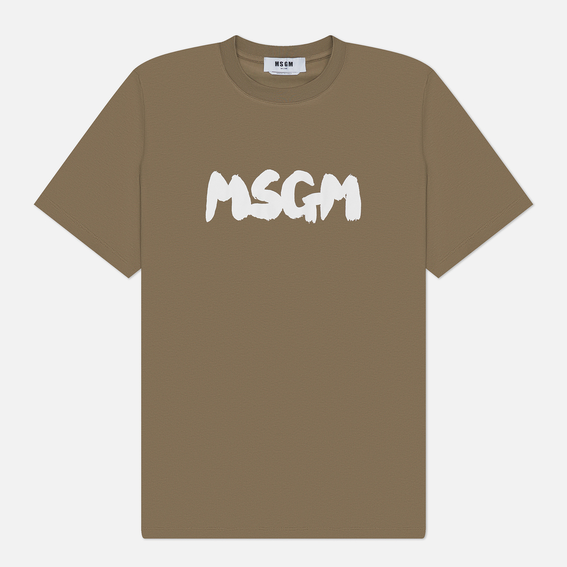 MSGM Мужская футболка New Brush Sroke Logo