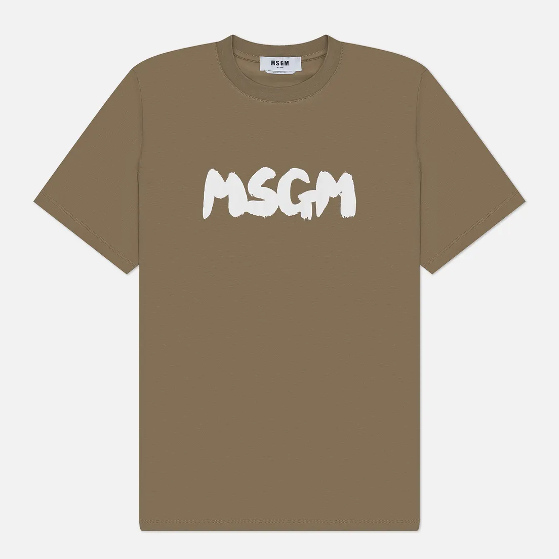 MSGM Мужская футболка New Brush Sroke Logo