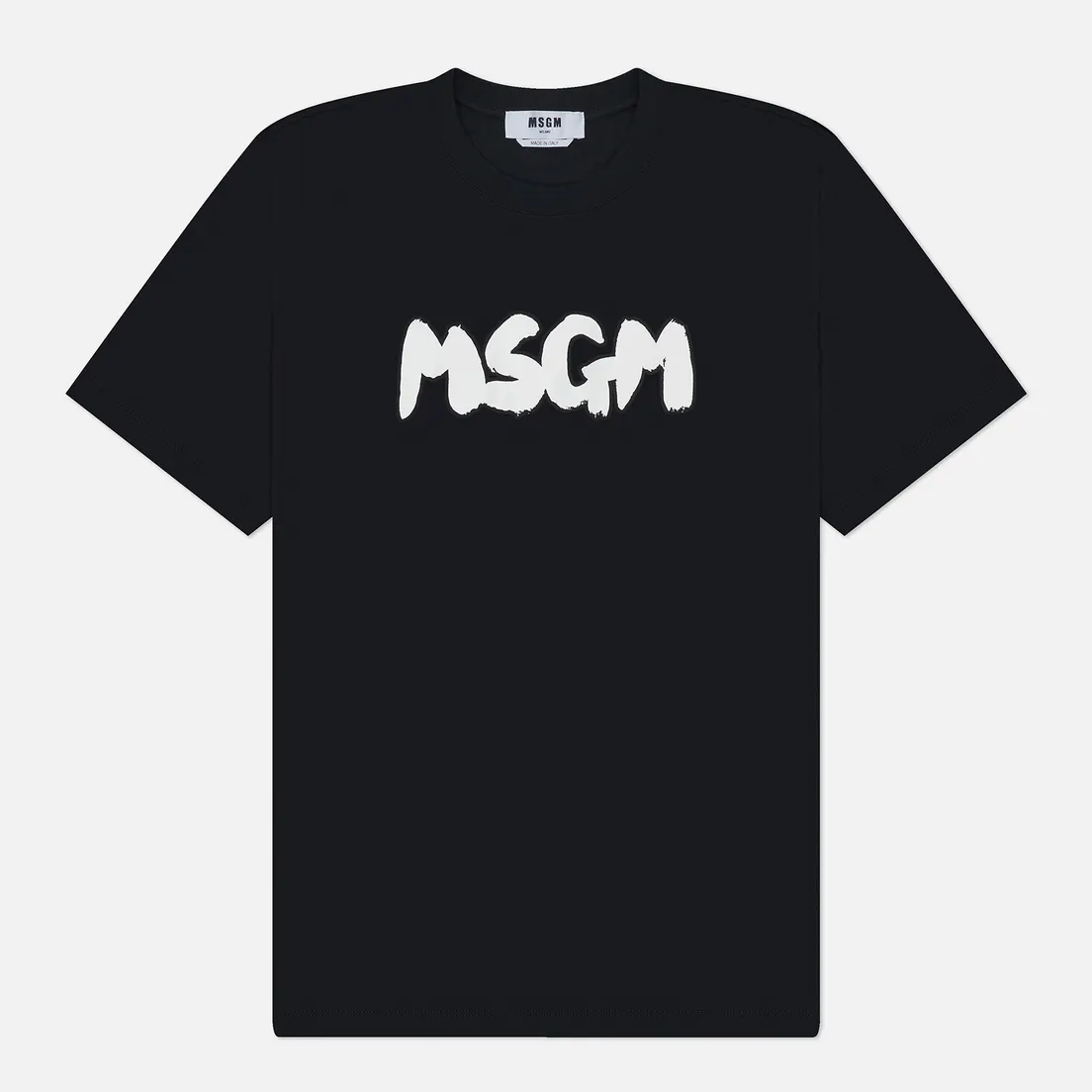 MSGM Мужская футболка New Brush Sroke Logo