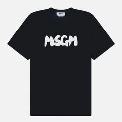 MSGM Мужская футболка New Brush Sroke Logo