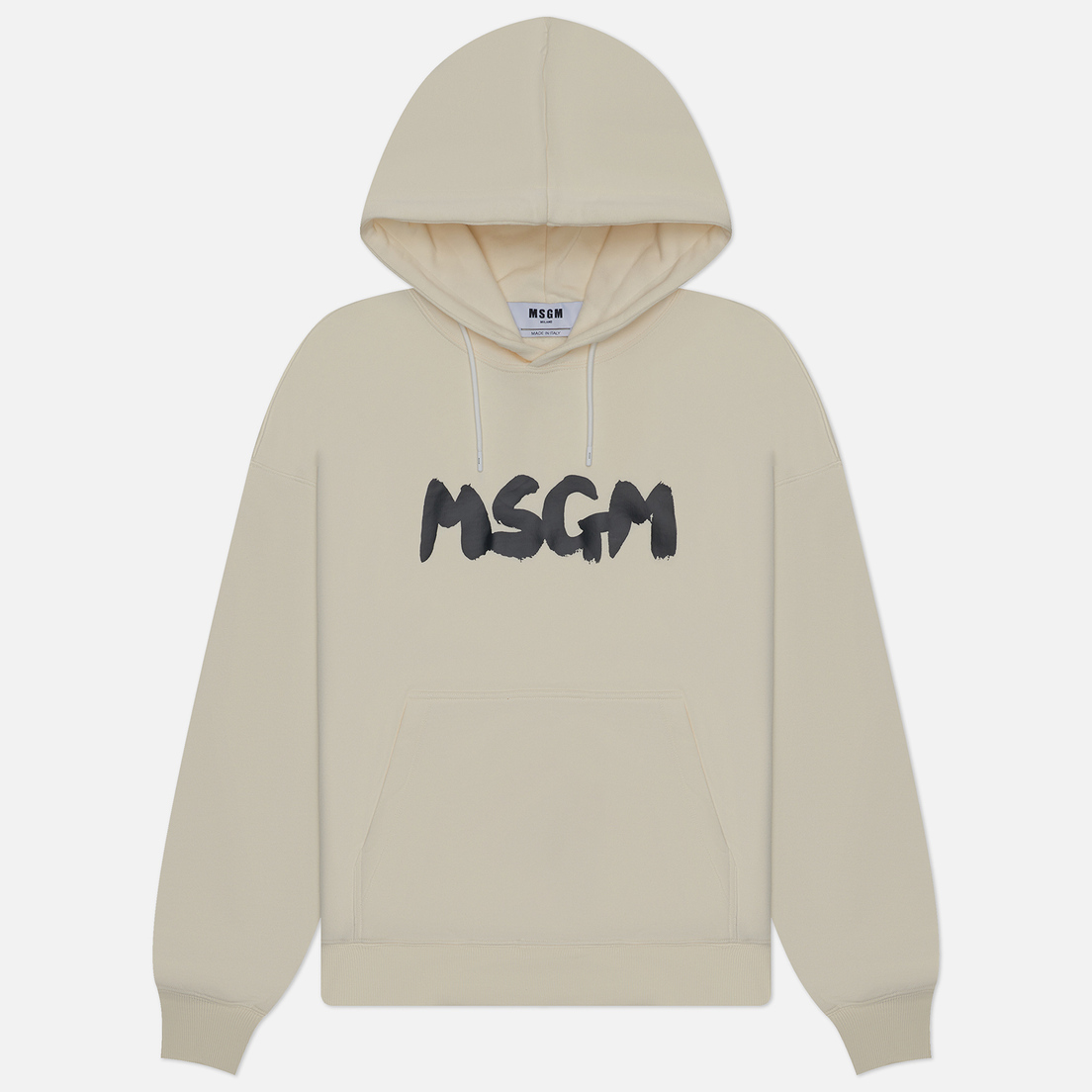 MSGM Мужская толстовка New Brush Stroke Logo Hoodie