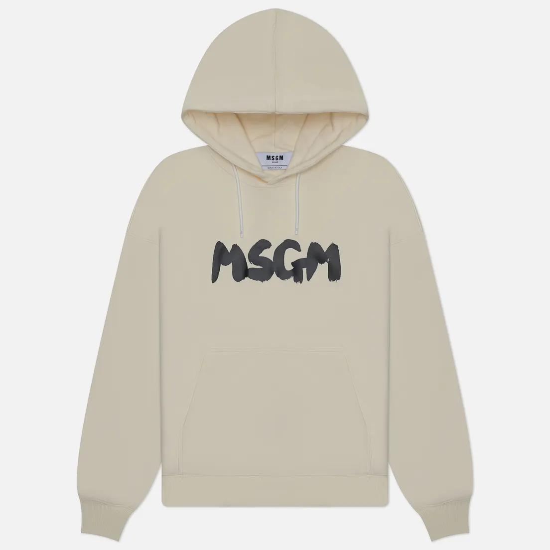 MSGM Мужская толстовка New Brush Stroke Logo Hoodie