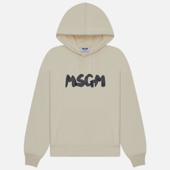 MSGM Мужская толстовка New Brush Stroke Logo Hoodie