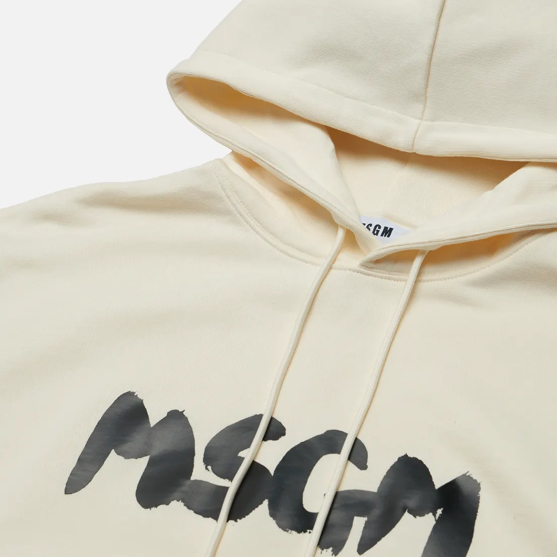 MSGM Мужская толстовка New Brush Stroke Logo Hoodie