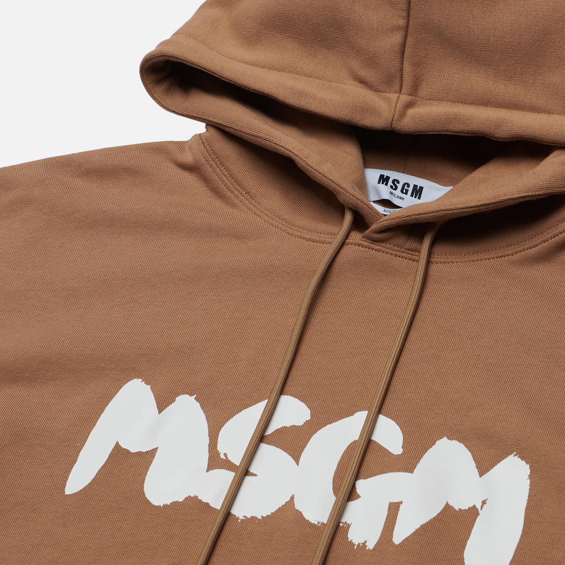 MSGM Мужская толстовка New Brush Stroke Logo Hoodie