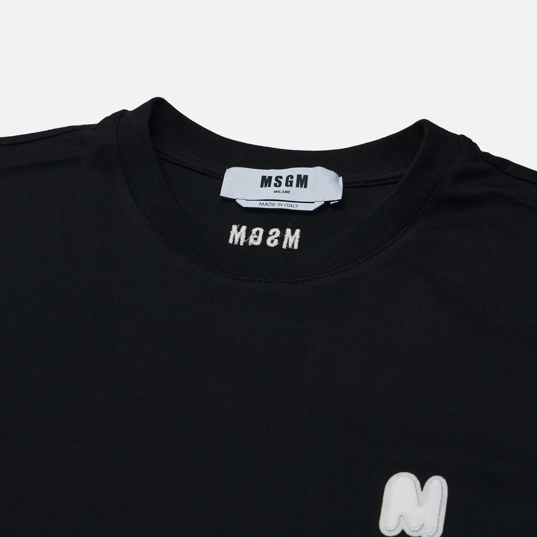 MSGM Мужская футболка Monogram Patch
