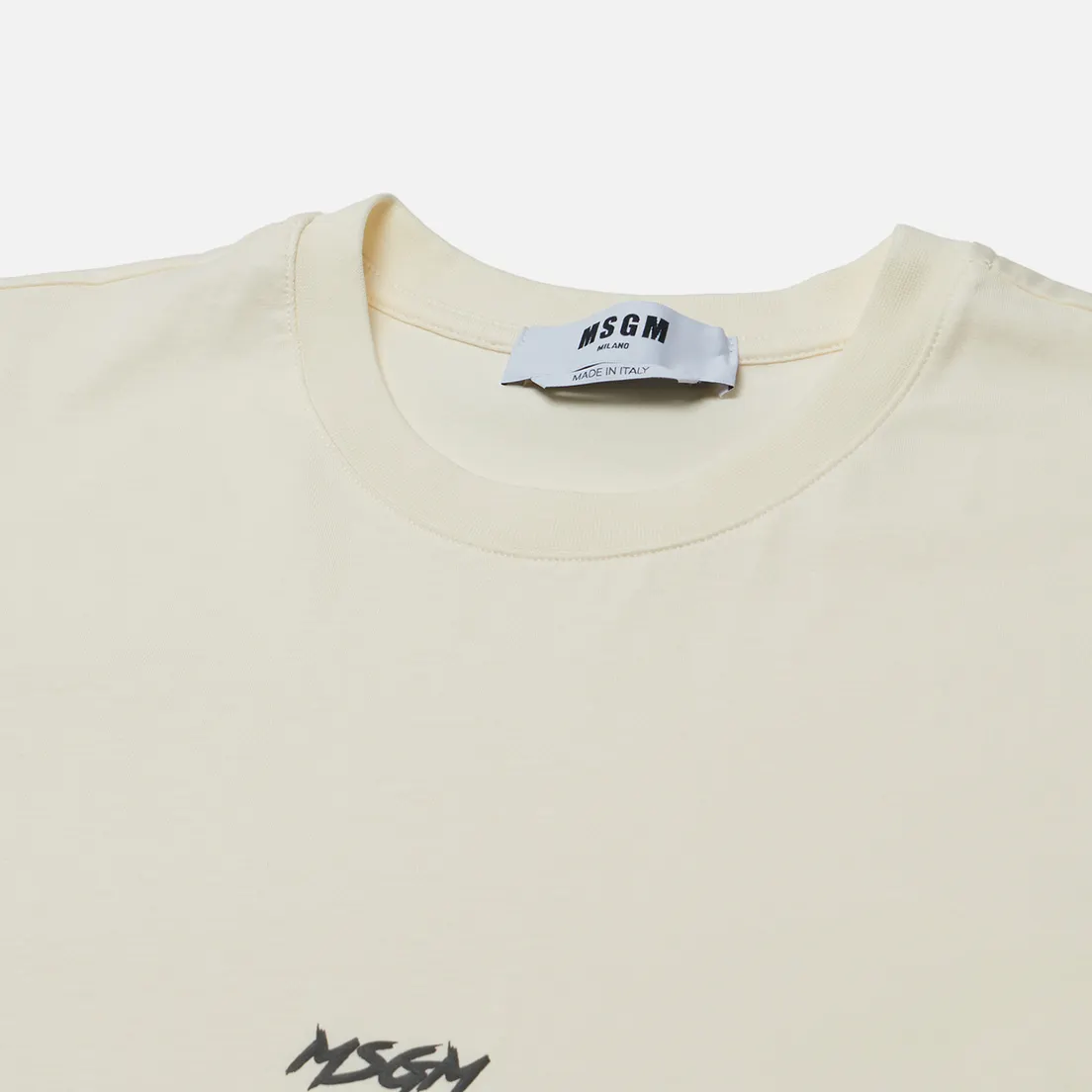 MSGM Мужская футболка Micro Racing Brush Stroke Print