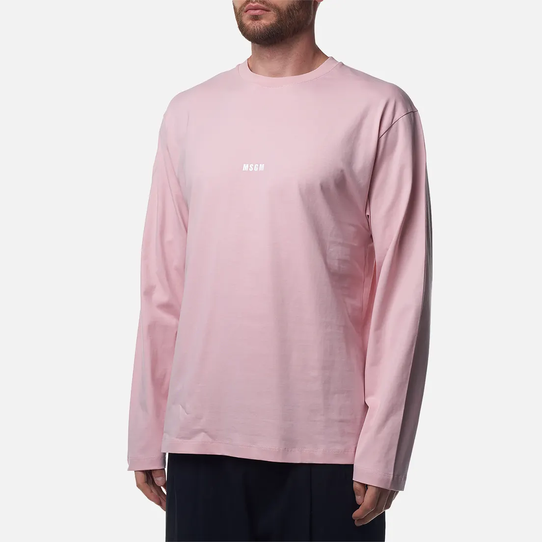MSGM Мужской лонгслив Micrologo