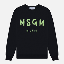 MSGM Мужская толстовка Brush Sroke Logo Print