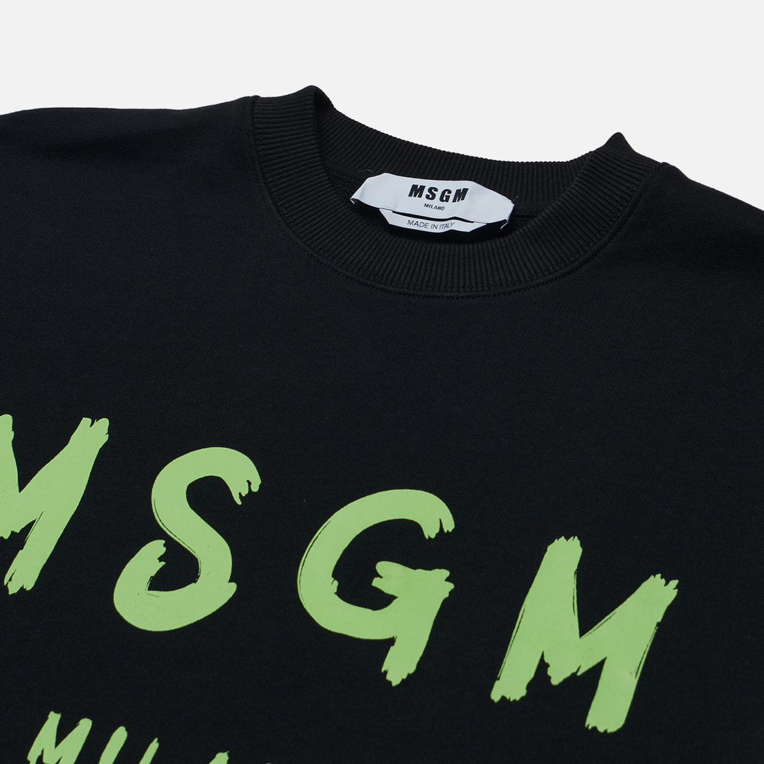 MSGM Мужская толстовка Brush Sroke Logo Print