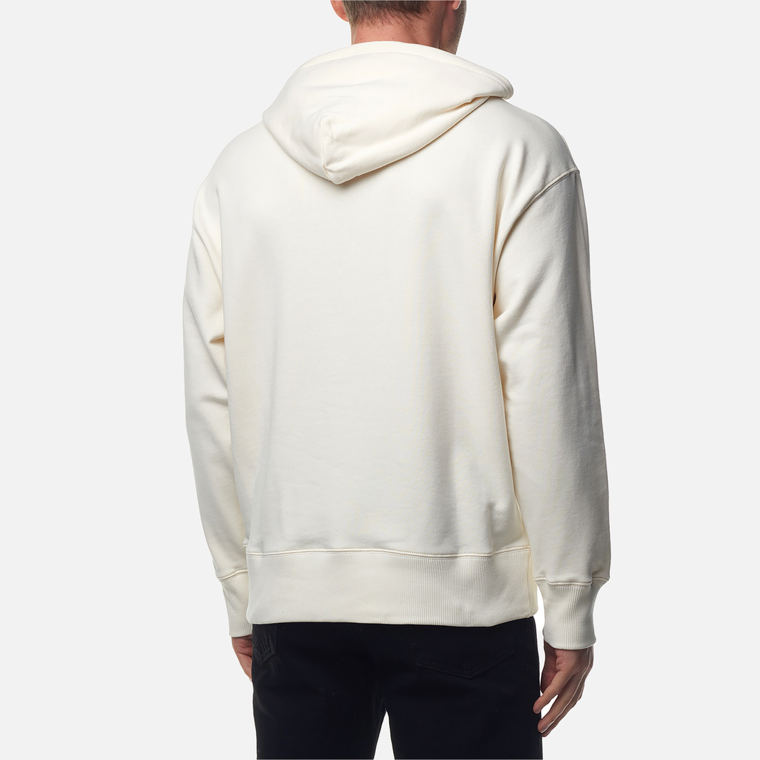 MSGM Мужская толстовка Brush Sroke Logo Print Hoodie