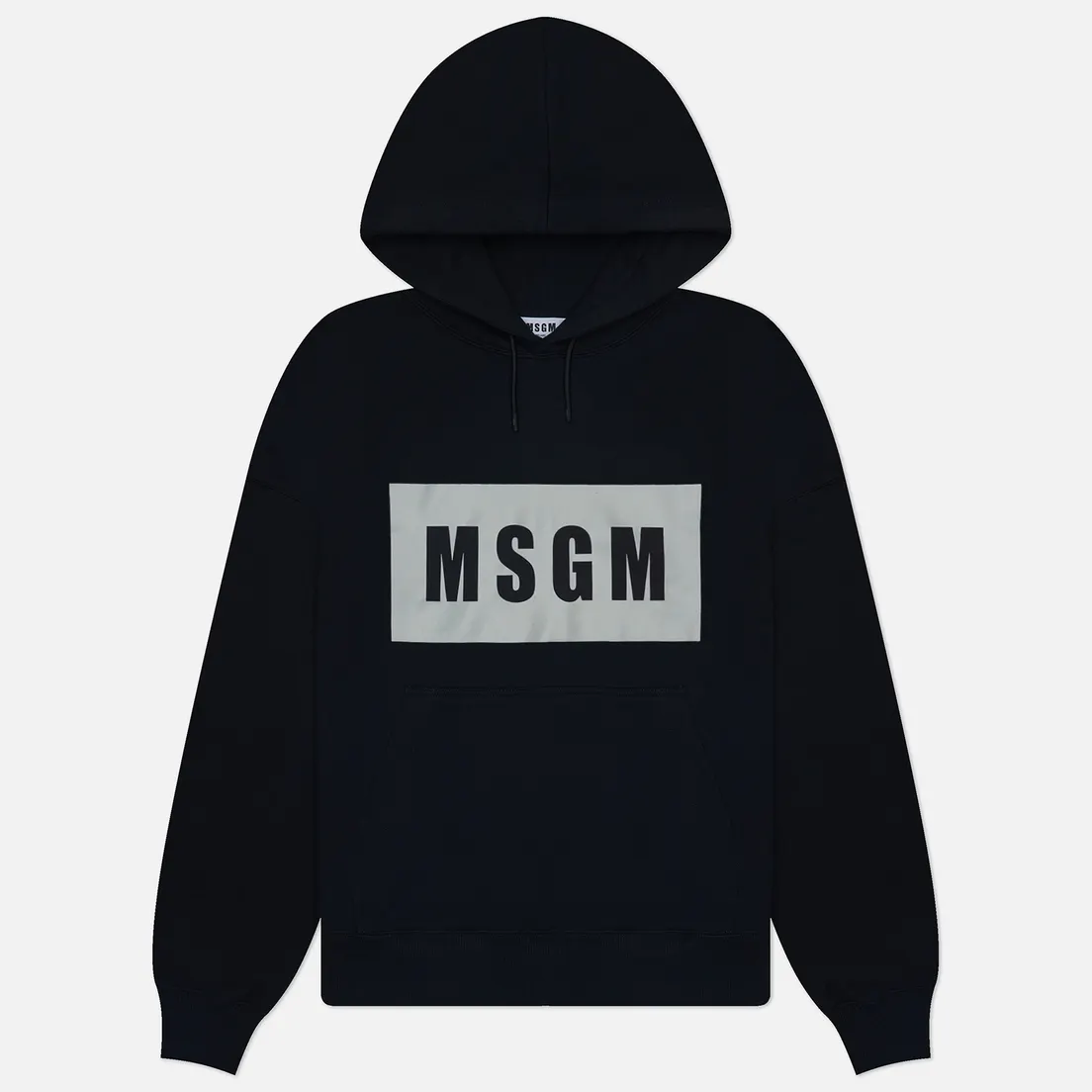 MSGM Мужская толстовка Box Macrologo Print Hoodie